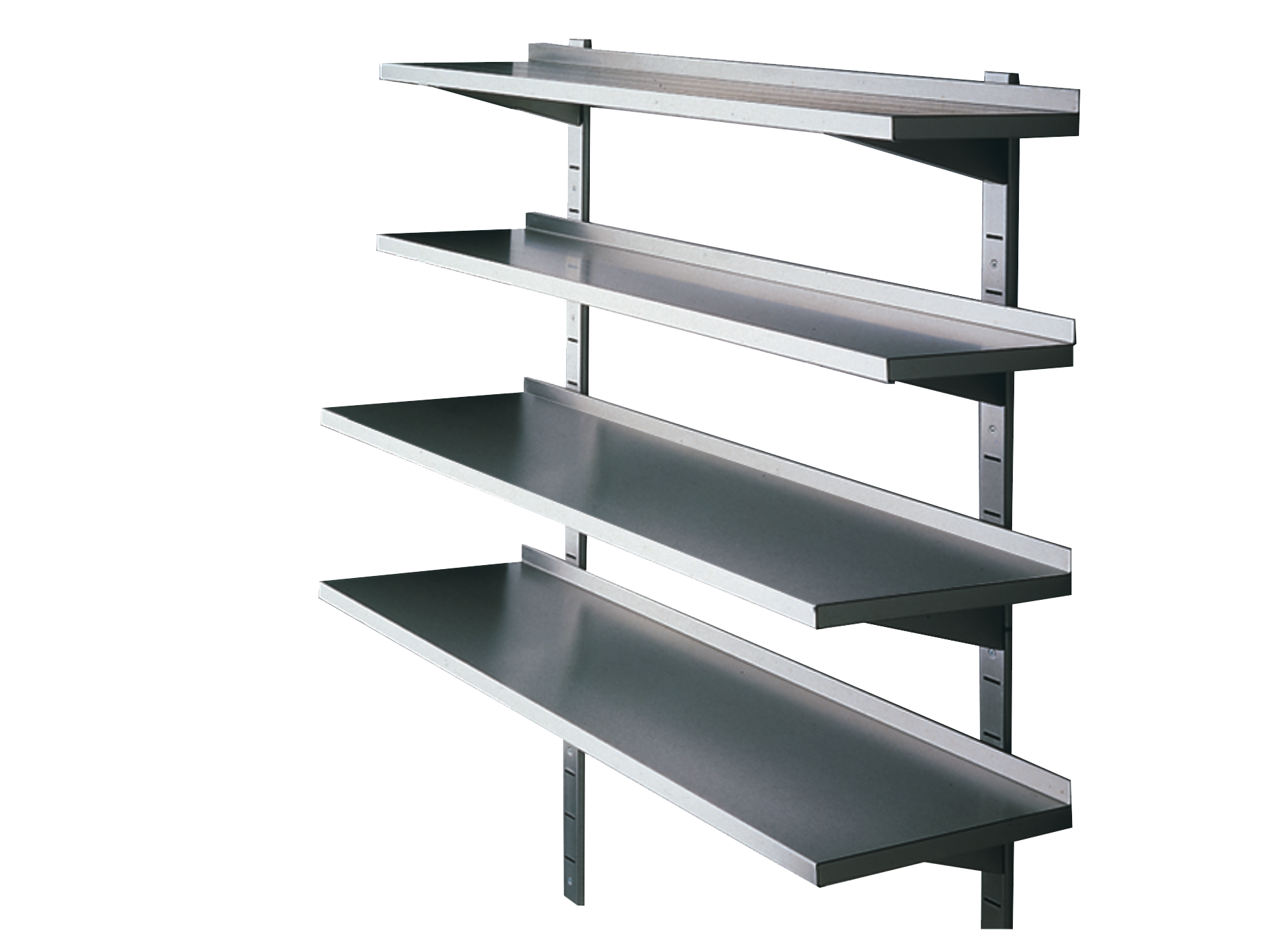 Wandregal 1200x400x990mmh  3 Ablagen verstellbar